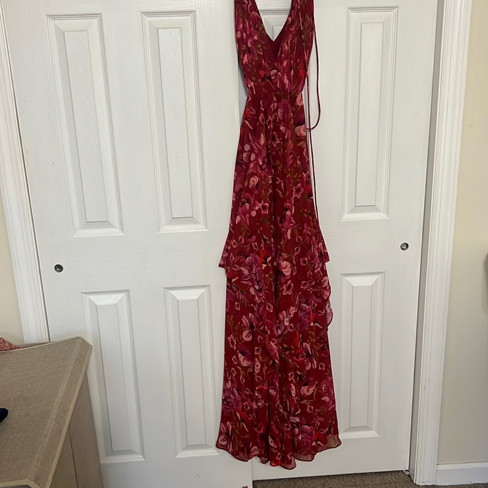 Fame & Partners The Lana Floral Light Georgette Dress